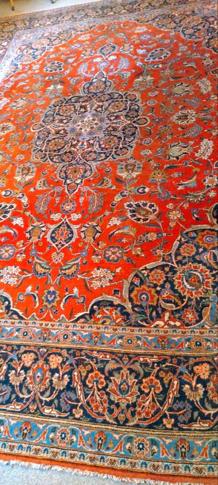 Orient Teppich Perserteppich groß 4,35m x 3,20m aus BRD ca. 1970 in Naumburg (Saale)