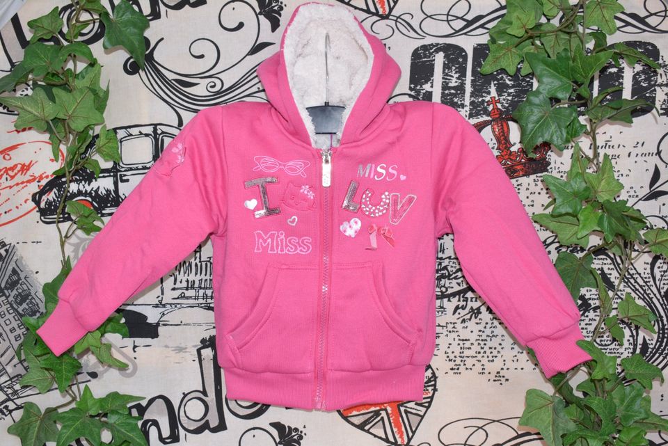 Teddy Winterjacke Kitty/Katze Gr.80/86 - 104/110 Lila Pink Grau in Eichenzell