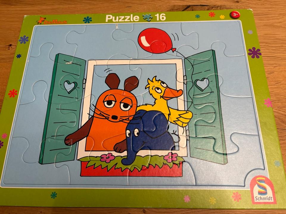 4er Set Rahmenpuzzle Maus Stadt Polizei Feuerwehr Rettungswagen in Oberhausen