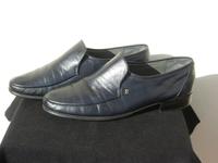 Bally Mocassins Slipper Loafer Leder dunkelblau Gr. 42 (UK: 8) Hessen - Marburg Vorschau