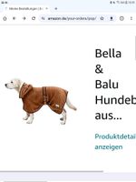 Hundebademantel "Bella & Balu" braun NEU in Originalverpackung Niedersachsen - Liebenburg Vorschau