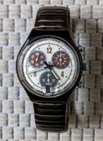 Swatch Chrono brown brushed large Herren Armbanduhr Rarität Nordrhein-Westfalen - Werl Vorschau