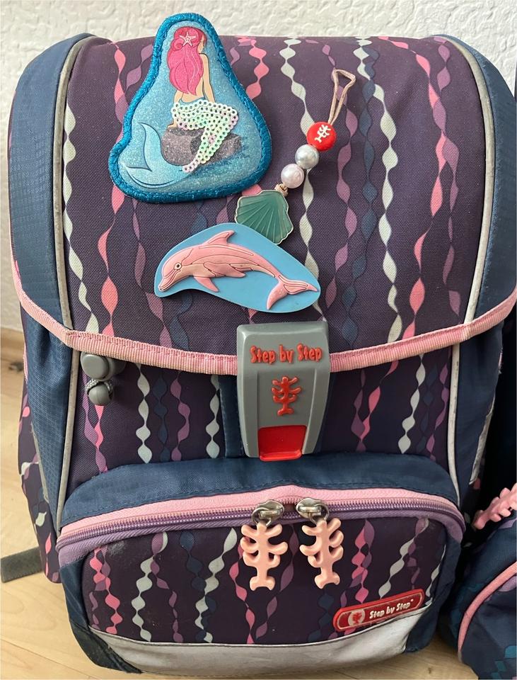 7-teiliges Schulranzen-Set mit Schultüte Step by Step Mermaid in Wäschenbeuren