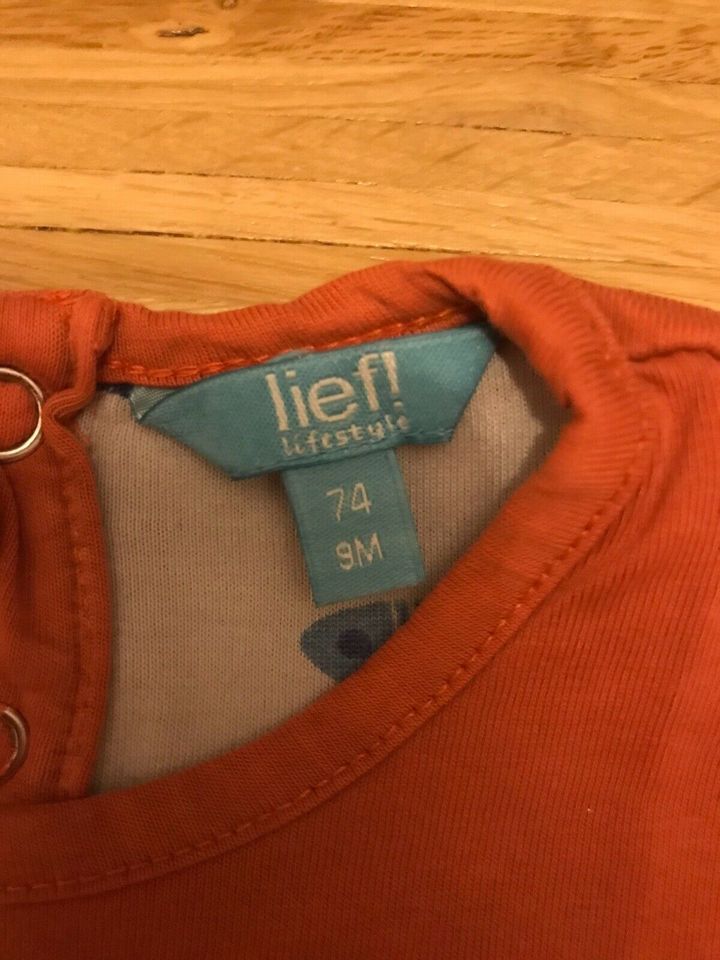 Langarmshirt lief salt sand sea orange 74 unisex Shirt langarm in Leipzig