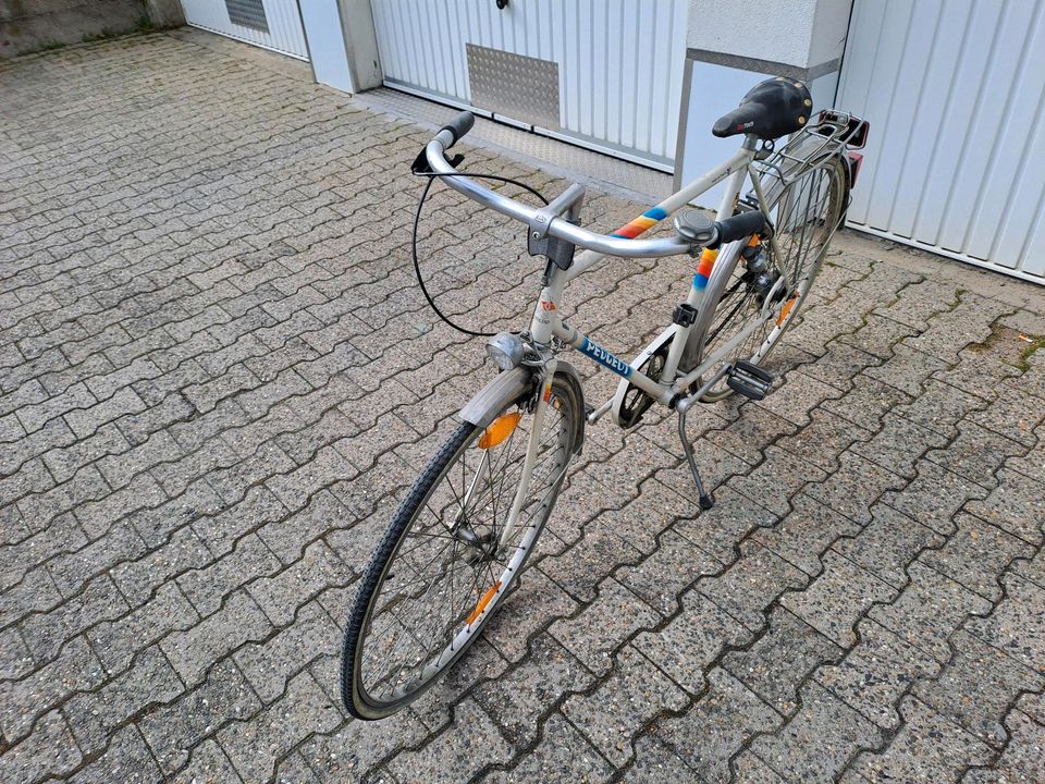 Altes Fahrrad von Peugeot grösse 28 3 Gang in Frankenthal (Pfalz)