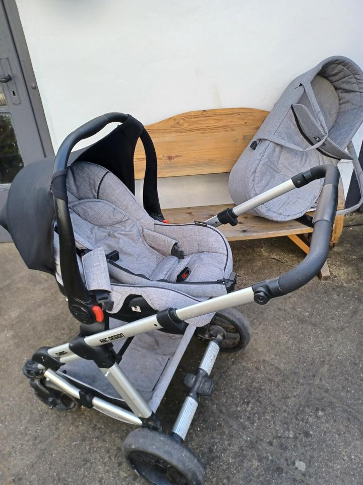 Kinderwagen 3in 1 gebraucht ABC Design Turbo 4 in Lauchhammer