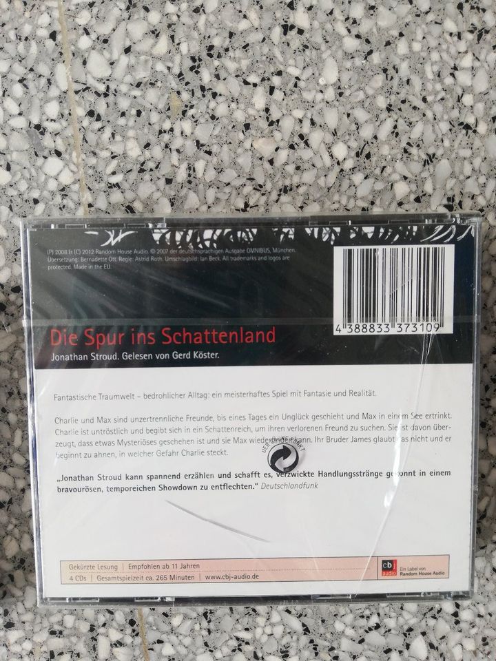 JONATHAN STROUD- Die Spur ins Schattenland, Hörspiel,4CDs, NEU/OV in Stuttgart