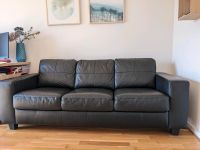 3er Sofa Kunstleder schwarzbraun Friedrichshain-Kreuzberg - Friedrichshain Vorschau