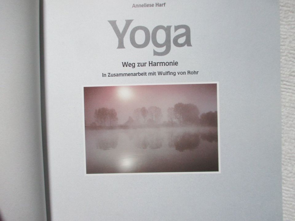 Yoga  Weg zur Harmonie; Anneliese Harf; 1991 in Olching