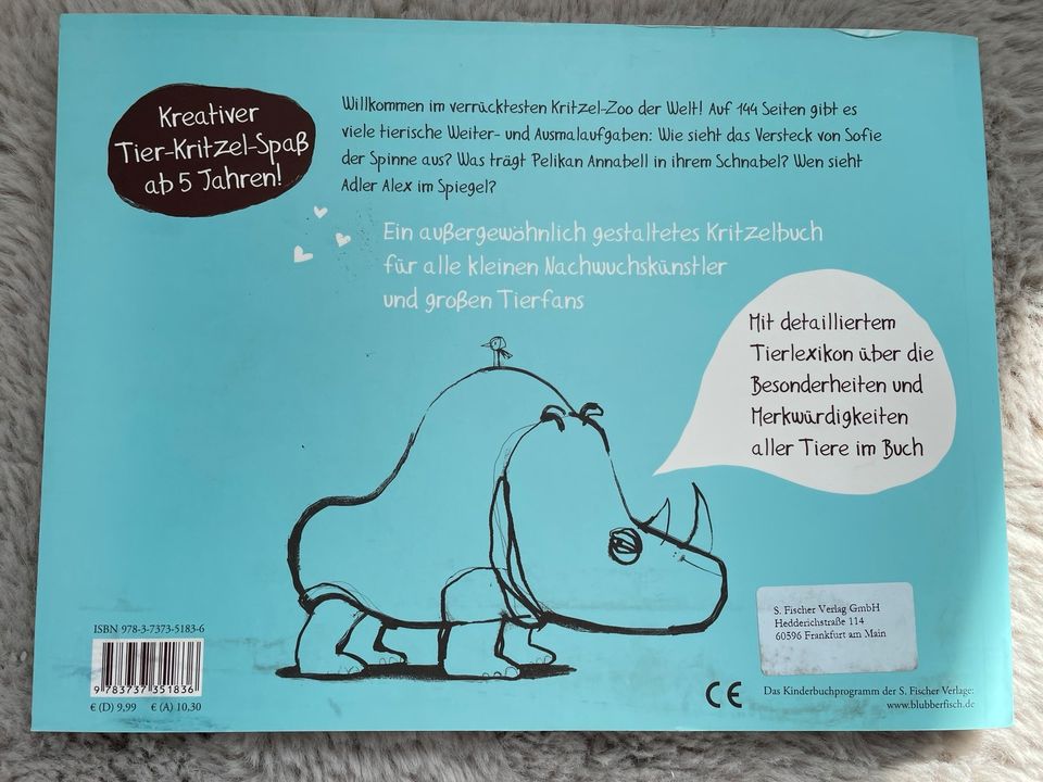 ❣️Das total verrückte Tierkritzelbuch❣️ in Dessau-Roßlau