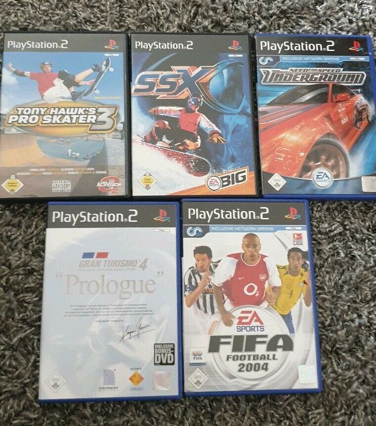 5 Spiele für die Playstation2 in Horneburg