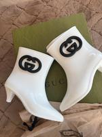 Gucci Damen Stiefel 37/ GG Rubber Boots Innenstadt - Köln Deutz Vorschau