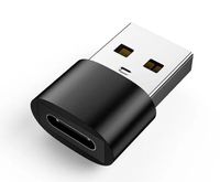 USB-A auf USB-C Adapter Stecker Konverter, Farbe: schwarz Brandenburg - Neulewin Vorschau