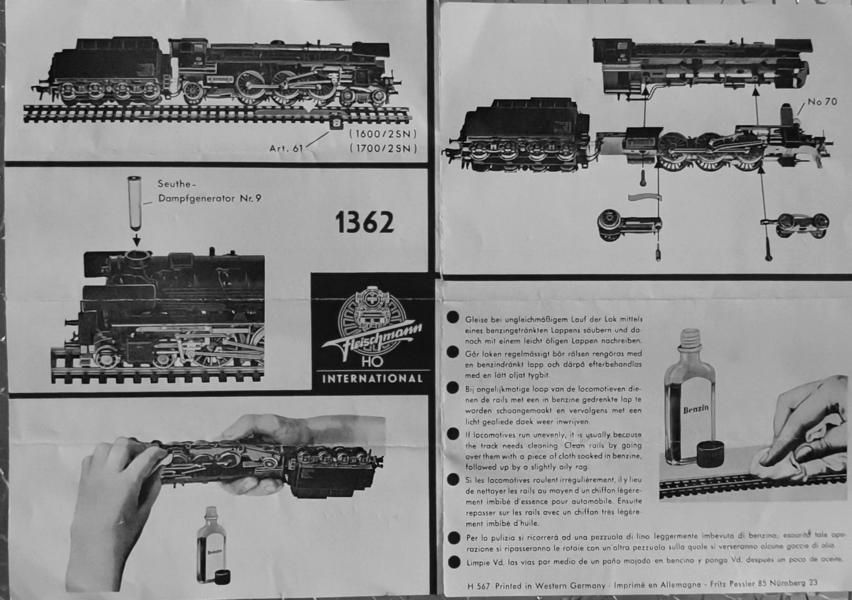 Fleischmann H0 1362 4170 Br 01 DB Neubaukessel ovp in Baienfurt