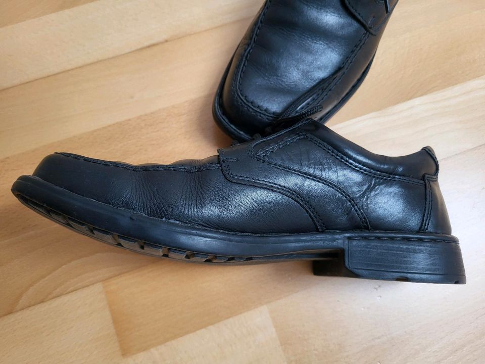 Herrenschuhe Dr. Jürgens Gr  42 Schwarz Leder in Neuhausen