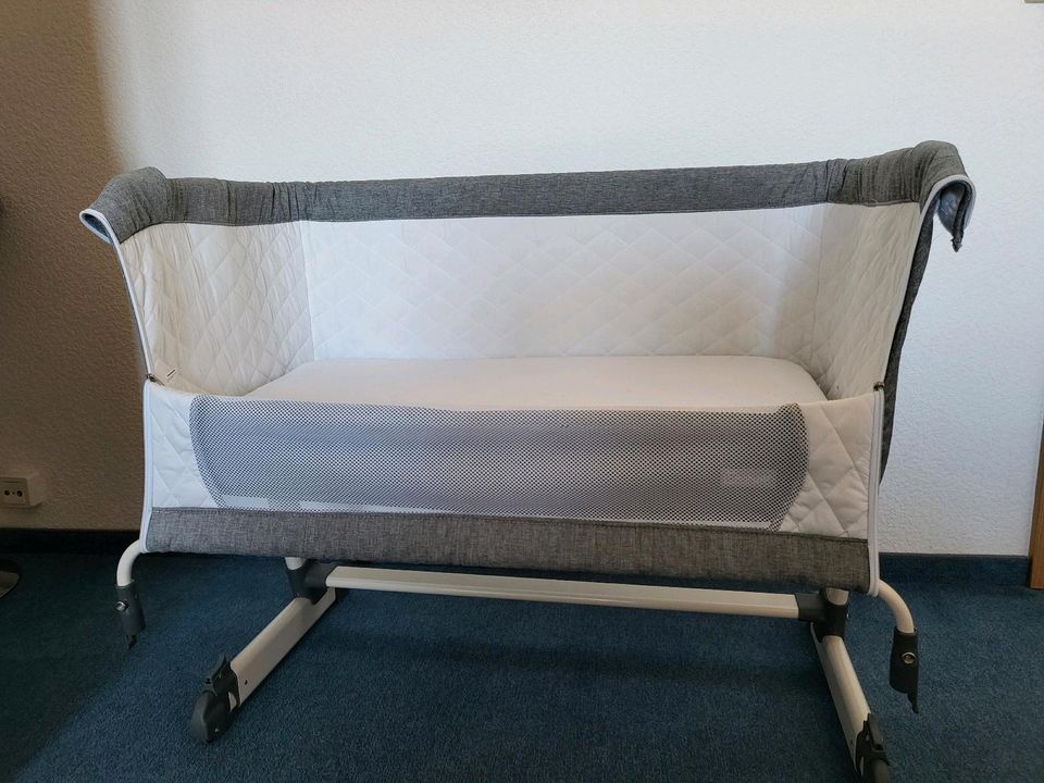 Babygo Beistellbett Babybett Bett Baby inkl. Matratze und Laken in Gera