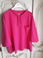 Sweat- Jacke pinkfarbenen  mit Halbarm und Logo Saarland - Bous Vorschau