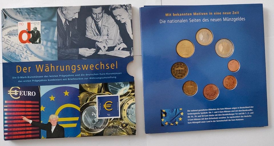 EZB Der Währungswechsel Set Deutsch Marke Euro Münzen Sammeln in Memmelsdorf