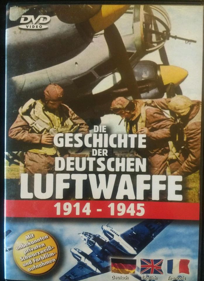 4x DVD,s Dokumentationen 2WK Krieg Luftwaffe Flugzeuge in Dortmund