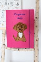 Handmade Zeugnismappe Hund individualisierbar Rheinland-Pfalz - Treis-Karden Vorschau