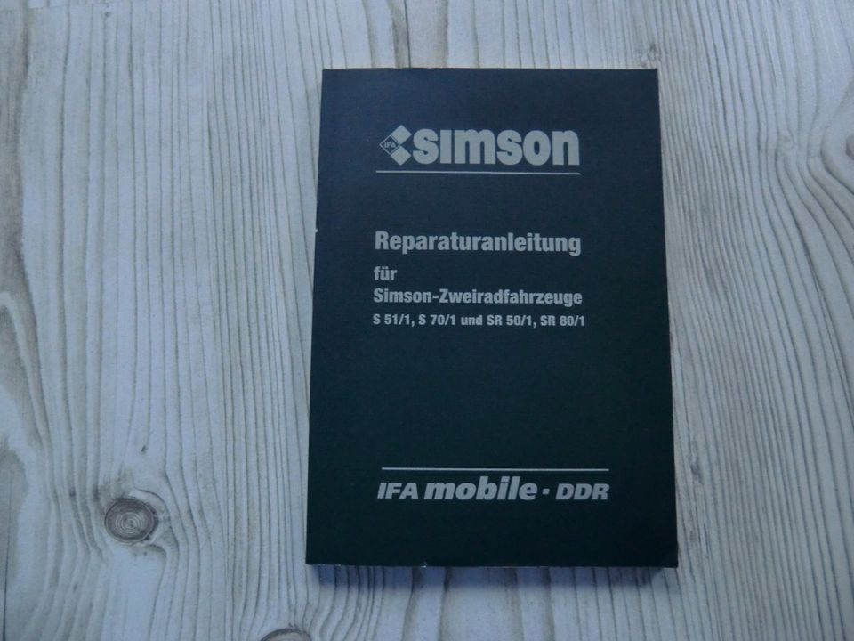 Buch Simson Reparaturanleitung in Eichwalde