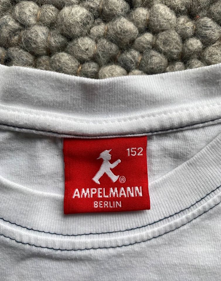 Ampelmann, Shirt, weiß, Größe 146/152 in Eschweiler