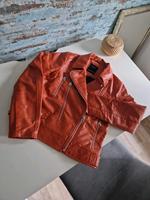 orange Kunstlederjacke S Nordrhein-Westfalen - Wesel Vorschau