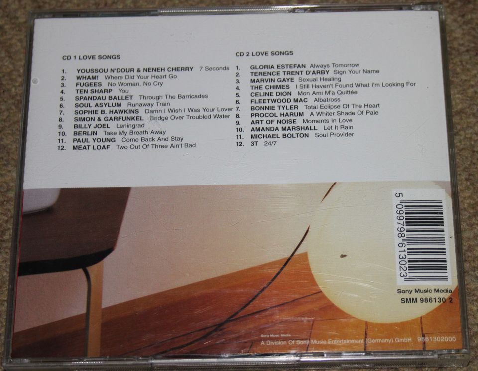 LOVE SONGS doppel CD von Sony Music Media in Schwarzenbek
