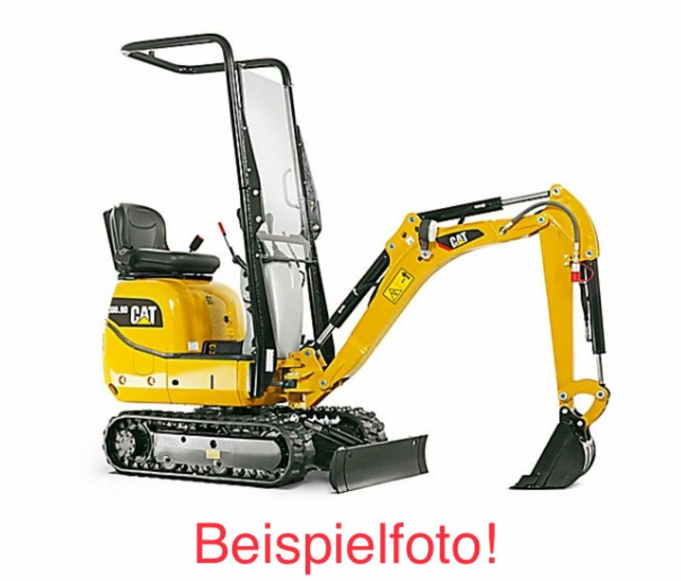 Mini Bagger CAT 300.9 1t zur Miete nur 89,25€/Tag inkl. MwSt.!!! in Lohmar