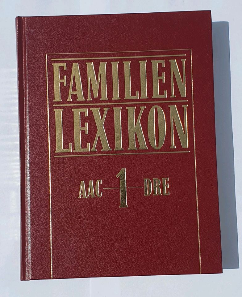 Familienlexikon, Familienlexika A - Z, Buch, Bücher in Pöttmes