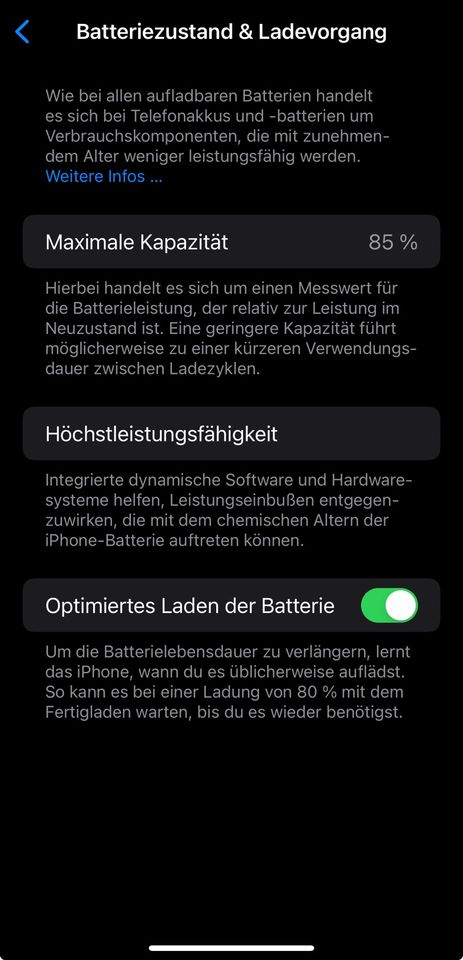 iPhone 11 Pro Max - 256 GB - Nachtgrün - 85% Akku in Düsseldorf