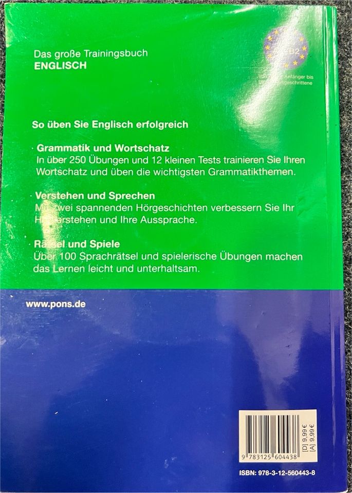 Pons das große Trainingsbuch Englisch mit CD neu in Oberhausen