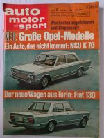 InAuto Motor und Sport Heft 6 1969 Wandsbek - Hamburg Bergstedt Vorschau