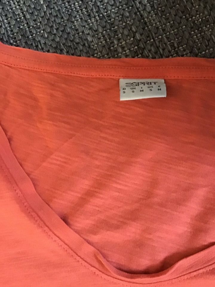 Esprit T-Shirt orange Gr S in Rotthalmünster