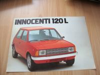 Prospekt Innocenti Bertone Mini 120 L 1977 Bayern - Weidenberg Vorschau