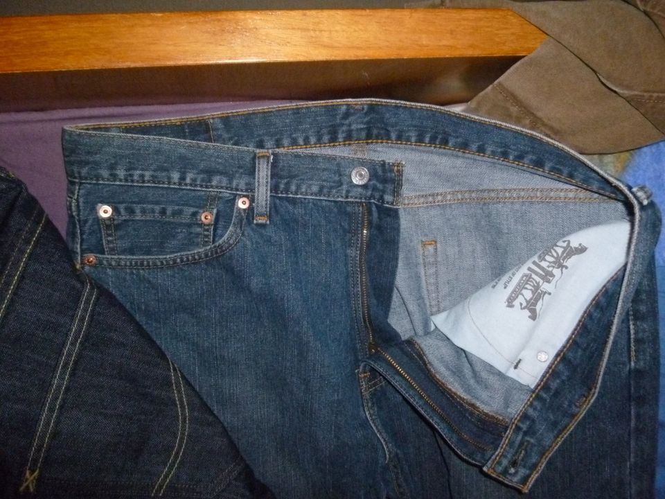 4 Herren Jeans Gr. L, W36xL30, 26, Lee, Wrangler, Levi's in Dülmen