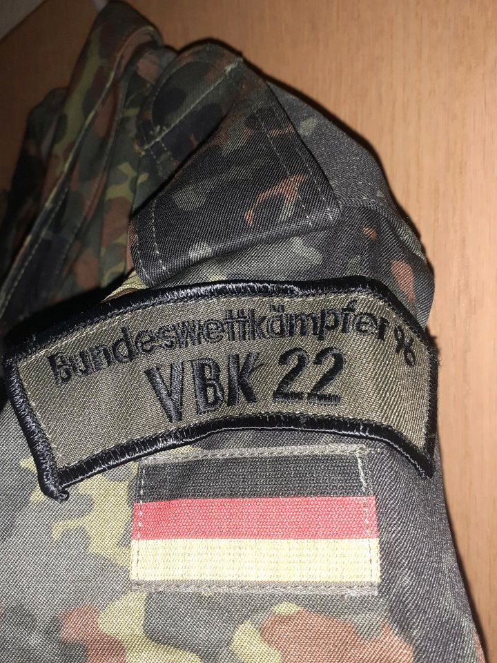 Bundeswehr Patch Aufnäher Bundeswettkämpfer 96 VBK 22 in Nordhausen