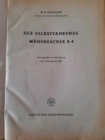 Buch DDR 1953, Der selbstfahrende Mähdrescher S-4 Brandenburg - Perleberg Vorschau