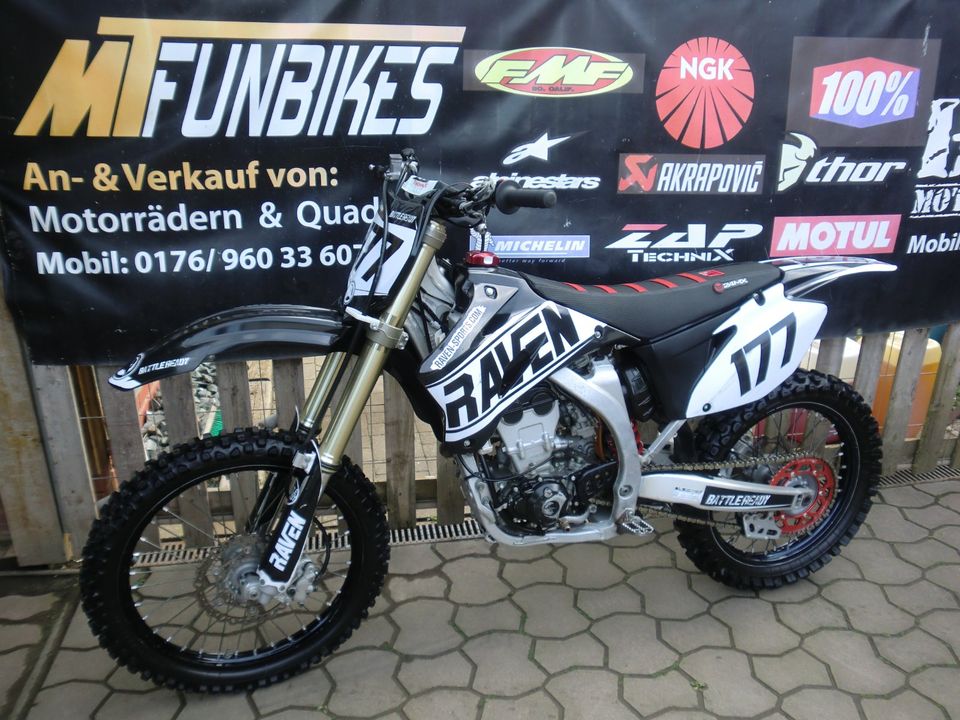 Yamaha YZF YZ -F 250 Modell 2008-Finanzierung-keine KXF RMZ CRF in Nordhausen