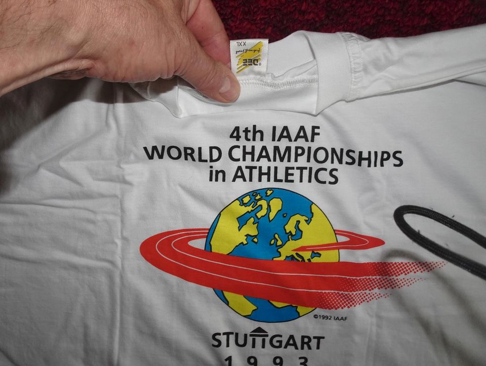 T-Shirt 4th IAAF World Championships Athletics Stuttgart 1993 XXL in Herrstein