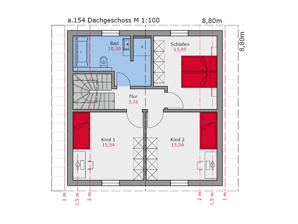 Effizient und stilvoll wohnen: Einfamilienhaus für kleine Grundstücke – Ihr Effizienzhaus 40! in Beilstein