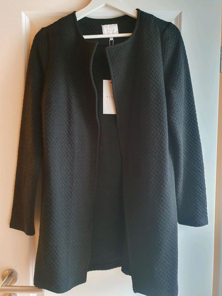 Dünner Longblazer von Vila Größe XS in schwarz in Bockenem