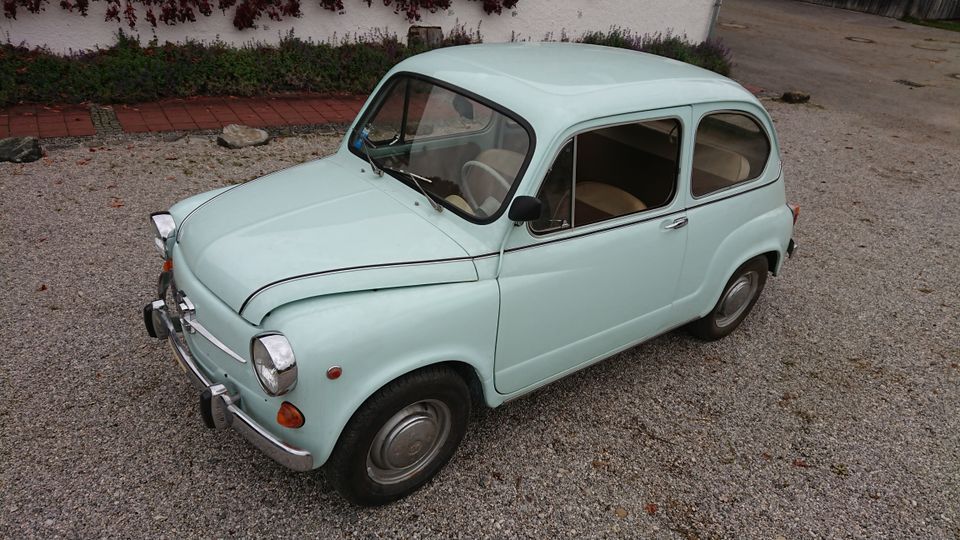 Fiat 600 D „Seicento“ (kein Fiat 500) mit H-Kennzeichen in Planegg