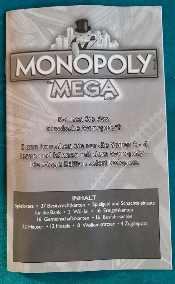 Monopoly mega edition spiel brettspiel in Wilhelmshaven
