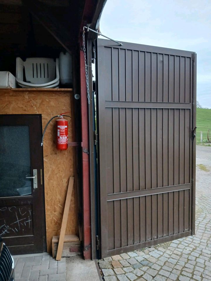 Doppelflügel Tor für Garagen etc. aus Metall in Hohndorf
