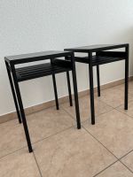 2x Nachttisch / Beistelltisch Ikea schwarz Bayern - Erlangen Vorschau