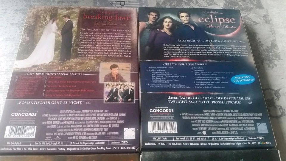 Twilight 2 Disc Fan Edition DVD Film Eclipse Breaking dawn in Emsbüren