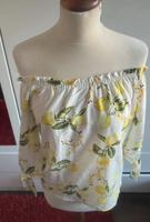 Sommer Shirt - Weiß mit Zitronen - XS - Hailys Hamburg - Wandsbek Vorschau