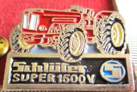 Trecker Traktor Schlüter Super 1500 V Abzeichen Orden Pin Made in Niedersachsen - Hoya Vorschau