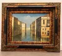 Ölgemälde mit Holz Rahmen "Venedig" Öl Bild Gemälde Bayern - Baldham Vorschau